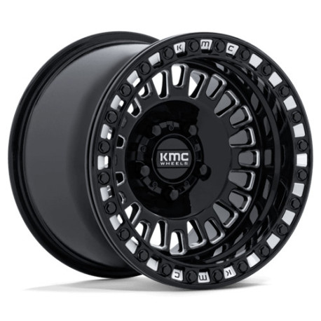 ALU felge KMC KMC Powersports KS242 AZTEC BEADLOCK felga 15x8 5x114.3 72.56 ET0, Gloss black | race-shop.hr