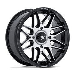 MSA Offroad Wheels M52 RADAR felga 14x7 5x114.3 72.56 ET10, Gloss black