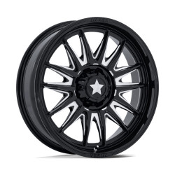 MSA Offroad Wheels M55 COMMANDER felga 22x7 4x137/4x156 110.1 ET0, Gloss black