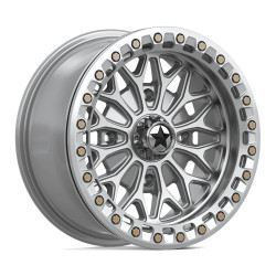 MSA Offroad Wheels MA53 BOLO BEADLOCK felga 15x7 4x137 96 ET10, Gloss silver
