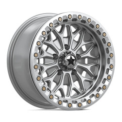MSA Offroad Wheels MA53 BOLO BEADLOCK felga 15x7 5x114.3 72.56 ET10, Gloss silver