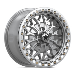 MSA Offroad Wheels MA53 BOLO BEADLOCK felga 15x7 5x114.3 72.56 ET38, Gloss silver