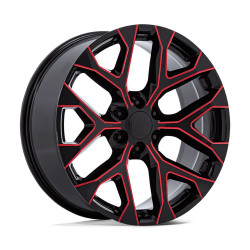 Performance Replicas PR177 felga 24x10 6x139.7 78.1 ET24, Gloss black red