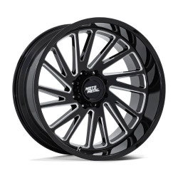 Moto Metal MO811 COMBAT felga 24x12 8x180 124.2 ET-44, Gloss black