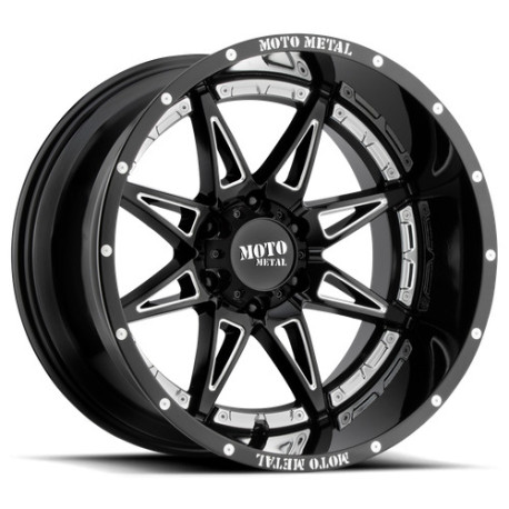 ALU felge Moto Metal Moto Metal MO993 HYDRA felga 20x9 8x180 124.2 ET0, Gloss black | race-shop.hr