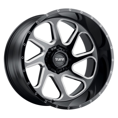 ALU felge Tuff Tuff T2B felga 22x12 5x127 71.5 ET-45, Gloss black | race-shop.hr