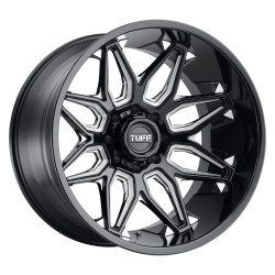 Tuff T3B felga 24x14 8x165.1 125.1 ET-72, Gloss black