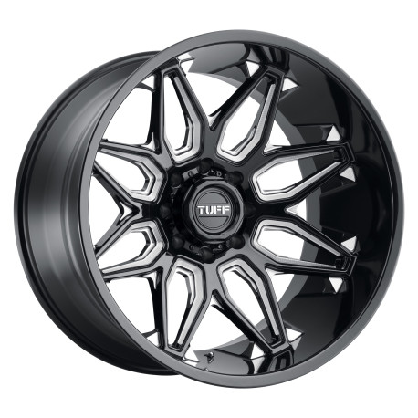 ALU felge Tuff Tuff T3B felga 24x14 8x165.1 125.1 ET-72, Gloss black | race-shop.hr