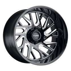 Tuff T4B felga 22x12 8x165.1 125.1 ET-45, Gloss black
