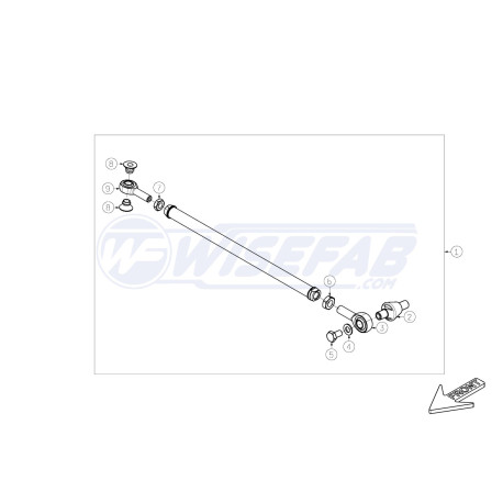Ovjesna ramena i kuglični zglobovi WISEFAB Rear Suspension Arm 4 | race-shop.hr