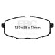 Kočnice EBC Auto Kočione pločice EBC Redstuff Ceramic DP31562C | race-shop.hr