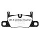 Kočnice EBC Auto Stražnje kočione pločice EBC Redstuff Ceramic DP32371C | race-shop.hr