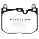 Kočnice EBC Auto Prednje kočione pločice EBC Redstuff Ceramic DP32393C | race-shop.hr