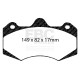 Kočnice EBC Auto Kočione pločice EBC Racing RP-X DP8062RPX | race-shop.hr