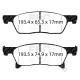 Kočnice EBC Auto Kočione pločice EBC Ultimax OEM Replacement DPX3096 | race-shop.hr