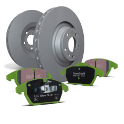 Stražnji set EBC PD01KR907 - Kočioni diskovi Premium OE + kočione pločice Greenstuff