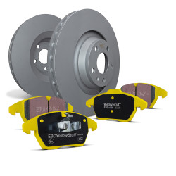 Prednji set EBC PD03KF1454 - Kočioni diskovi Premium OE + kočione pločice Yellowstuff