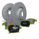 Kočnice EBC Auto Stražnji set EBC PD06KR401 - Kočioni diskovi Ultimax Grooved + kočione pločice Greenstuff | race-shop.hr