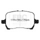 Kočnice EBC Auto Prednji set EBC PD11KF680 - Kočioni diskovi Turbo Grooved + kočione pločice Greenstuff | race-shop.hr