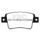 Kočnice EBC Auto Stražnji set EBC PD11KR609 - Kočioni diskovi Turbo Grooved + kočione pločice Greenstuff | race-shop.hr