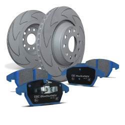 Prednji set EBC PD19KF1116 - Kočioni diskovi BSD Grooved + kočione pločice Bluestuff