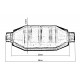 Rezonatori Universal replacement catalytic (resonator) RACES round, 70 mm | race-shop.hr