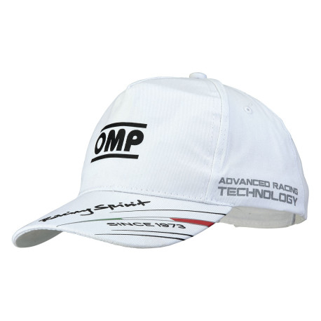 Kape Dječja šilt kapa OMP racing spirit bijela | race-shop.hr