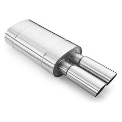 Stražnji lonac od nehrđajućeg čelika 76 mm RM Motors