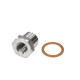 Adapteri i lambda sonde Redukcijski adapter za lambda sondu ženski M18x1.5 - M12x1.25, oceľ | race-shop.hr