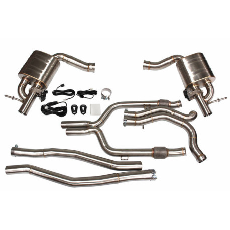 Cat backs RACES Auspuh, Cat back za Mercedes Benz C43 AMG 3.0T | race-shop.hr