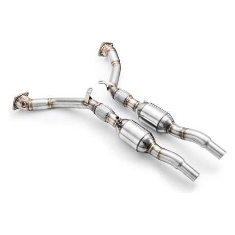 Down pipe, dump pipe Downpipe AUDI A6, S6, Allroad C5 2.7 T + PRIGUŠIVAČ | race-shop.hr