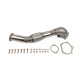 Down pipe, dump pipe RACES downpipe za Mitsubishi Lancer EVO X 2008-2015 | race-shop.hr