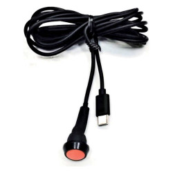 ZERONOISE PTT gumb s USB-C konektorom (jednostruki, kabel 2 m)