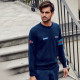 Dukserice i jakne SPARCO MARTINI RACING pamučni džemper, tamno plavi | race-shop.hr