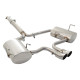Ispušni sistemi XFORCE XFORCE 38 mm cat-back ispušni sustav za MINI COOPER S 2004-2006 R51 | race-shop.hr