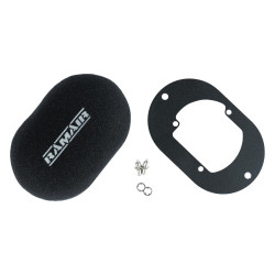 RAMAIR domed carb air filter with baseplate to fit Pierburg 2B2, 2B4, 2B5