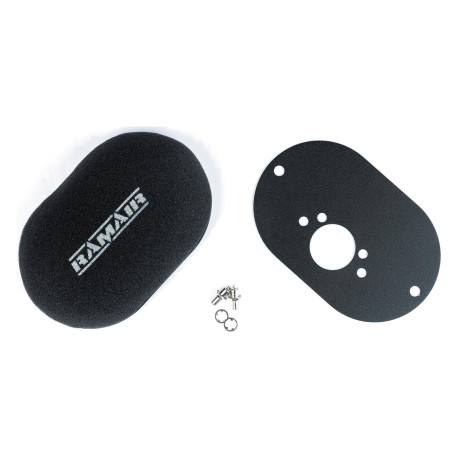 Filteri za karburatore RAMAIR domed carb air filter with baseplate to fit SU HS6 (Mini Offset) | race-shop.hr