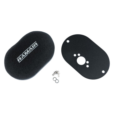 Filteri za karburatore RAMAIR domed carb air filter with baseplate to fit SU HS2 1.25in (32mm Mini Offset) | race-shop.hr