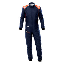 FIA trkaći kombinezon OMP ONE-S Air, tamnoplava/fluo/narančasta