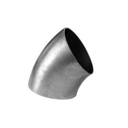 Stainless steel pipe- elbow 45°, 48mm, short