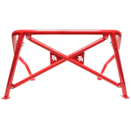 Kavez i rollbar TA-TECHNIX roll bar za BMW 3er coupé E92 06-13, čelik, crveni, s logom | race-shop.hr