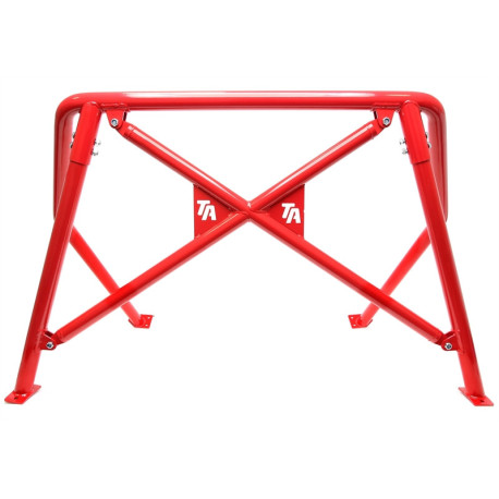Kavez i rollbar TA-TECHNIX roll bar za VW Golf I 17 08.78-83, čelik, crveni, s logom | race-shop.hr