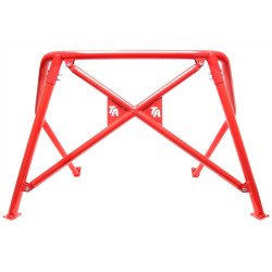 TA-TECHNIX roll bar za VW Golf II 19E 83-92, čelik, crveni, s logom