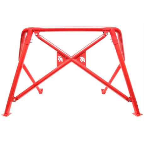 Kavez i rollbar TA-TECHNIX roll bar za VW Golf II 19E 83-92, čelik, crveni, s logom | race-shop.hr