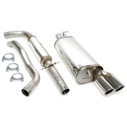 TA-TECHNIX cat-back ispuh od nehrđajućeg čelika za Audi A3 8L 1996-2003, 2× 80 mm