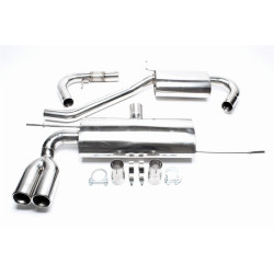 TA-TECHNIX cat-back ispuh od nehrđajućeg čelika za Audi A3 8P, 2× 76 mm