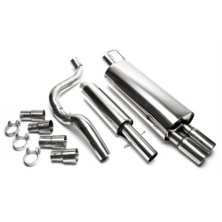 TA-TECHNIX cat-back ispuh od nehrđajućeg čelika za VW Golf IV 1J, 2× 76 mm