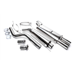 TA-TECHNIX cat-back ispuh od nehrđajućeg čelika za Opel Kadett E CC/kabriolet, 2× 76 mm