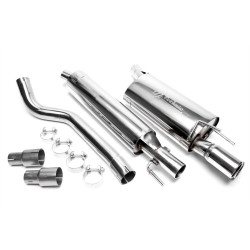 TA-TECHNIX cat-back ispuh od nehrđajućeg čelika za Opel Corsa B S93 1993-2000, 2× 76 mm