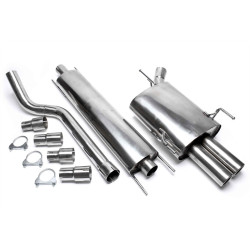 TA-TECHNIX cat-back ispuh od nehrđajućeg čelika za Opel Corsa C 2000-2009, 2× 76 mm